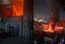 بعد حريق مبنى المعامل المركزية لوزارة الصحة بوسط البلد.. نشطاء: يمهدون لبيعها للإمارات