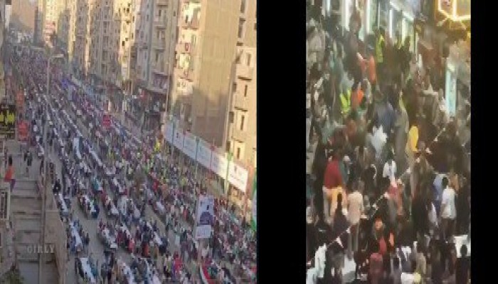 شاهد...فضيحة إفطار محافظ الفيوم بلا وجبات!!