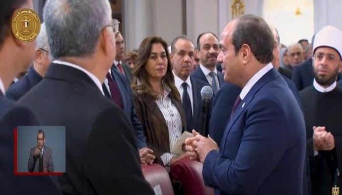شاهد...قلق السيسي الذي لا يستطيع إخفاءه !!!