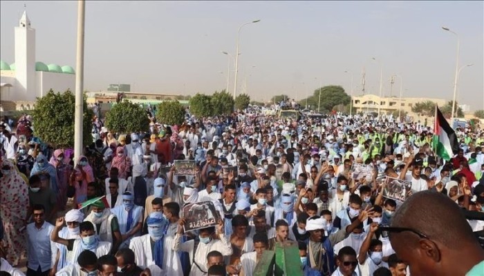 مظاهرات حاشدة في نواكشوط تنديدًا بالعدوان الإسرائيلي على غزة