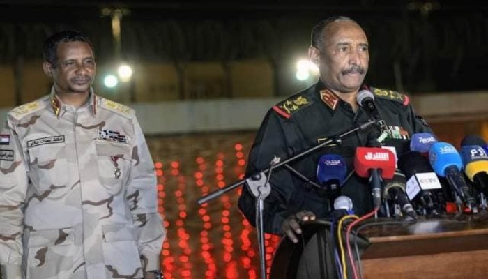 البرهان: لا سلام دون نزع سلاح قوات الدعم السريع