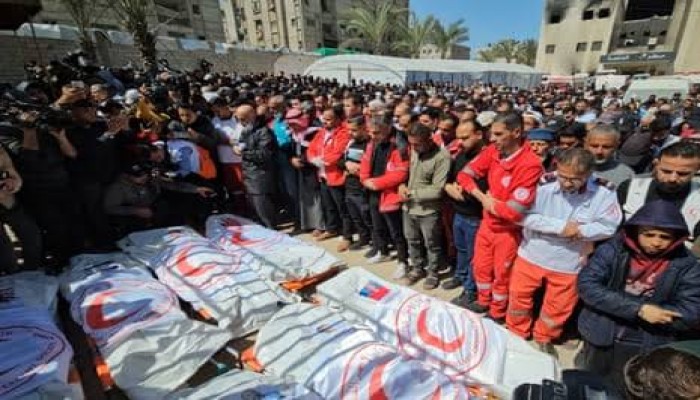 افتتاحية الجارديان|| مقتل المسعفين الفلسطينيين جريمة جديدة في صراع لا نهاية له