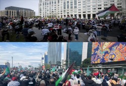 شاهد.. مئات الآلاف يشاركون بمسيرات من إسطنبول إلى واشنطن ودعوات لإضراب عالمي الاثنين
