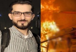 جريمة موثقة بخيمة الصحفيين.. استشهاد أحمد منصور حرقًا يرفع العدد إلى 211