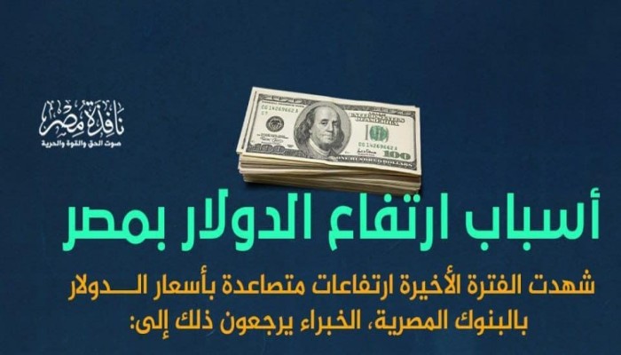 إنفوجراف|| أسباب ارتفاع أسعار الدولار بمصر