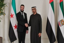 شيطان العرب يستقبل الشرع.. ونشطاء على إكس: ابتسامات مسمومة!