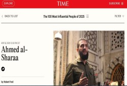 الرئيس الشرع يتصدر قائمة "التايم" لأكثر القادة تأثيرًا في العالم لعام 2025...فماذا عن الباقين؟