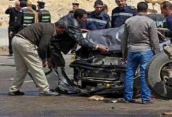 مصرع وإصابة 20 شخصا بتصادم بين سيارة ميكروباص ونقل بالمنوفية