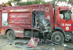 كارثة إنسانية...ثلثا مركبات الدفاع المدني في غزة خارج الخدمة بسبب نقص الوقود (فيديو)