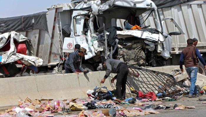 اعتراف حكومي.."المركزي للتعبئة والاحصاء": ارتفاع المصابين في حوادث الطرق  7.5% رغم إنفاق 2 تريليون جنيه