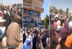 شاهد.. اعتصام ملاك «الأمل والقادسية» لليوم الثالث أمام جهاز العبور ضد نزع أراضيهم