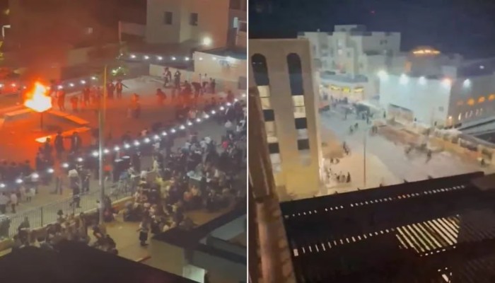 شاهد || صاروخ باليستي يمني يجبر ملايين الصهاينة على دخول الملاجئ