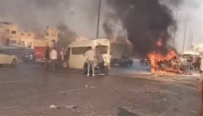 شاهد|| تصادم مروع على "دائري المعادي" يهدر أرواح وأموال المصريين