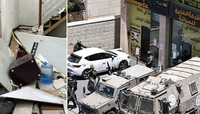 اقتحامات صهيونية مسلحة ومصادرة شركات الصرافة والذهب  بالضفة الغربية