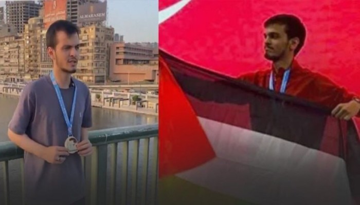 بطل تركيا في الكونغ فو يرمي ذهبيته في النيل بالقاهرة من أجل فلسطين (فيديو)