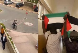 بالفيديو...طلاب جامعة "الشيخ أنتا جوب" بالسنغال يطردون السفير الصهيوني