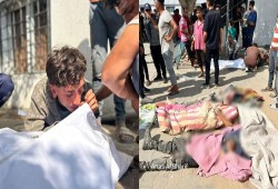 55 ألف شهيد بغزة حتى اليوم 614 من حرب الإبادة