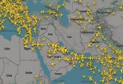 اضطراب حركة الطيران بالشرق الأوسط بعد الهجوم الإسرائيلي على إيران
