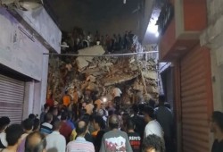مصرع وإصابة 7 أشخاص بانهيار عقار بالسيدة زينب