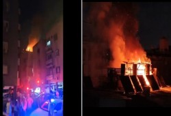 موجة صاروخية إيرانية جديدة تحرق مباني في وسط إسرائيل
