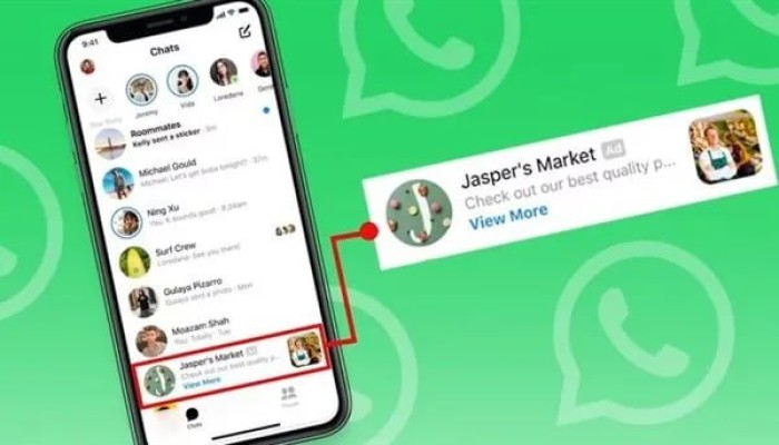 واتساب يبدأ عرض الإعلانات داخل التطبيق