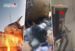 شاهد|| مقتل وإصابة 24 جندي صهيوني بعملية مركبة للمقاومة الفلسطينية بخان يونس