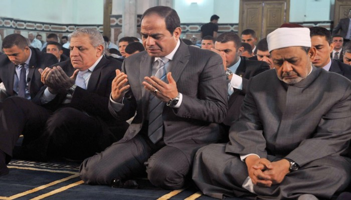 "السيسي " المتصهين يحذف بيان شيخ الأزهر ضد تجويع غزة