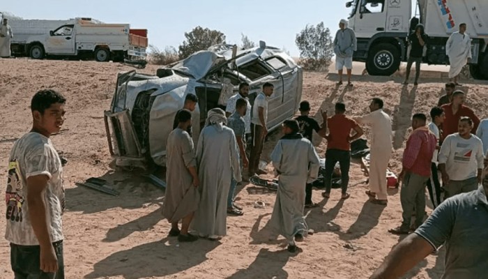 مصرع مدير أمن الوادي الجديد في انقلاب مأساوي على طريق المنيا