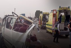 نزيف الطرق.. إصابة 11 فتاة في طريقهن للعمل بالمنوفية
