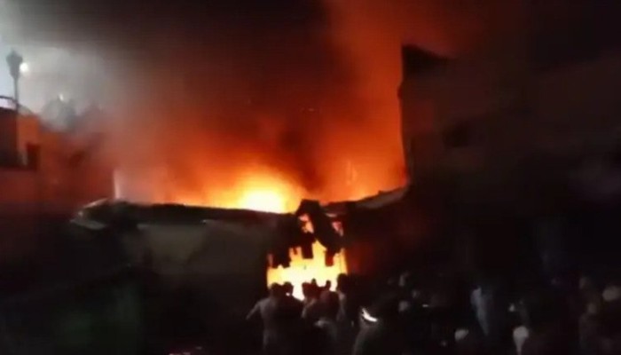 حريق شبرا وإغلاق المترو وذعر بين الركاب...القاهرة تحترق "فيديو"