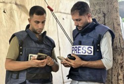 بالفيديو... لحظة استشهاد 5 صحفيين في خيمتهم في غزة بينهم الشريف وقريقع