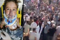إنقاذ طفل سوري من بئر عمقها 60 متراً بعد 10 ساعات من المحاولات (فيديو)