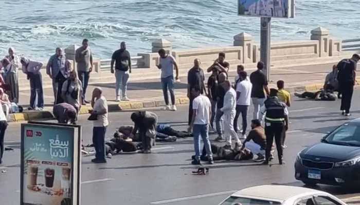 "جمهورية الميكروباصات" سيارة تحصد أرواح اثنين وتصيب سبعة من أسرة واحدة بالإسكندرية