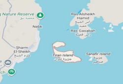 تيران وصنافير سعوديتان على خرائط جوجل بعد زيارة السيسي للسعودية.. غضب شعبي يتجدد