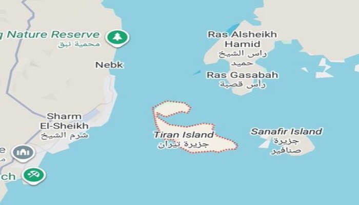 تيران وصنافير سعوديتان على خرائط جوجل بعد زيارة السيسي للسعودية.. غضب شعبي يتجدد