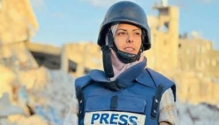 استشهاد الصحفية مريم أبو دقة وثلاثة صحفيين آخرين في قصف صهيوني على مجمع ناصر الطبي بخانيونس