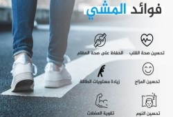 متى تظهر نتيجة المشي على الجسم؟