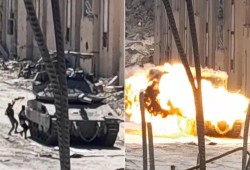 نصف الآليات الهندسية الصهيونية مهددة بالتوقف.. والحظر الألماني يزيد معاناة الدبابات
