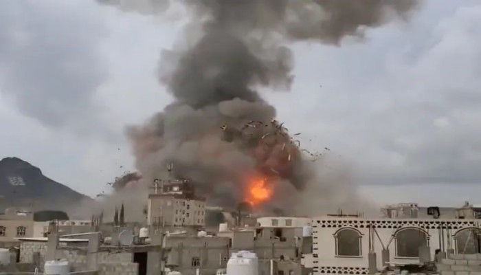الحوثيون يتوعدون بالرد على الضربات الصهيونية بصنعاء والجوف... فيديو