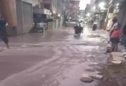 شاهد|| انفجار بشبكة المياه يشل مدينة أبوحماد وقراها بالشرقية