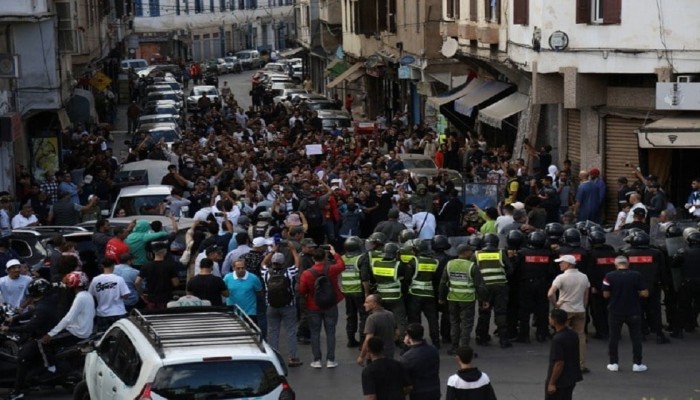 شاهد|| مظاهرات حاشدة بالمغرب ضد الفشل الحكومي بملفات الصحة والتعليم