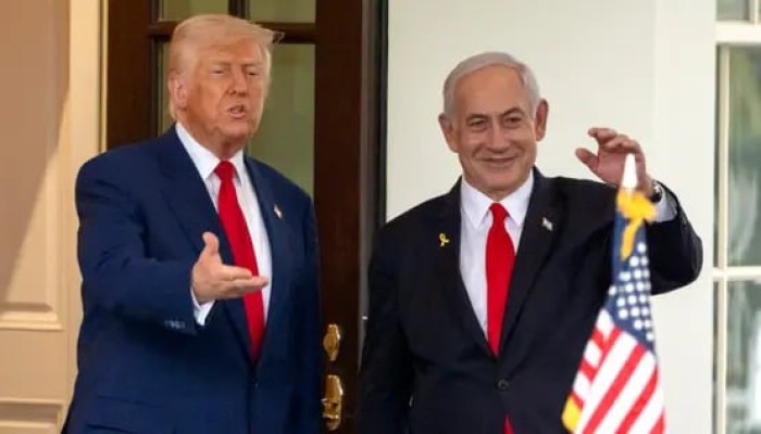 نتنياهو يتباهى برفض الدولة الفلسطينية... والعرب يقفون خلف خطة ترامب ويرضخون لرؤيته  لغزة!!