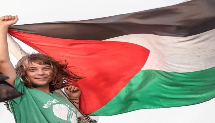 شاهد|| "غريتا ثونبرغ" من ناشطة بيئية إلى رمز عالمي للمقاومة.. تفاصيل الانتهاكات التي تعرضت لها في إسرائيل