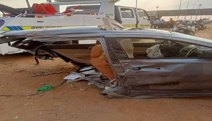 الطريق مغلق من أجل وهم السيسي باحتفال “وطن السلام”.. والموت مفتوح للشعب على طريق السويس (فيديو)