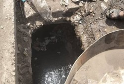 سقوط طفل في بلاعة صرف بالقليوبية