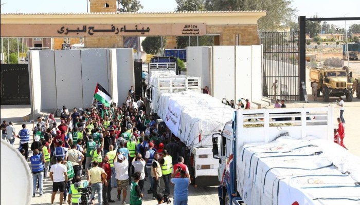 على غرار مركز "كريات جات".. تايمز أوف إسرائيل || إنشاء مركز تنسيق لقطاع غزة في مدينة العريش