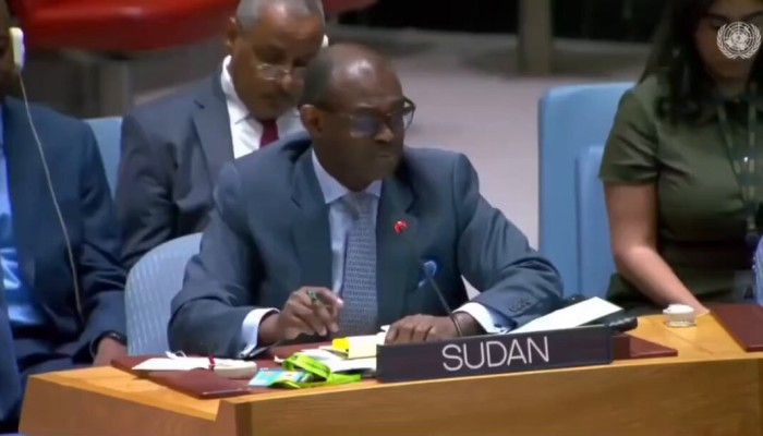 شاهد || مندوب السودان في مجلس الأمن: عندما كان السودان يدعم الدول لم تكن الإمارات موجودة على الخارطة