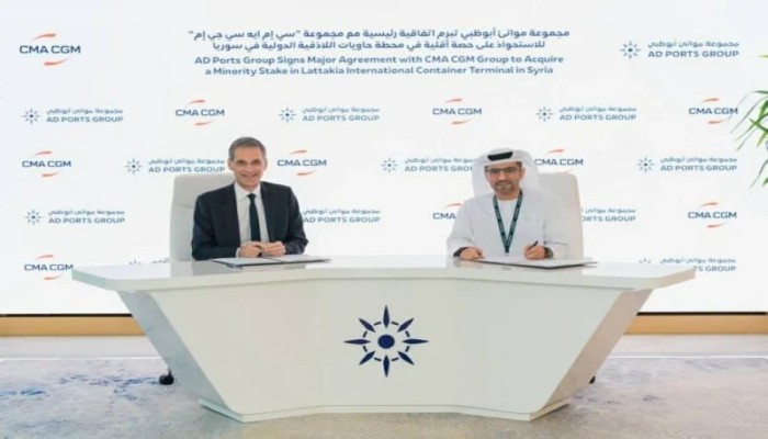 "موانئ أبوظبي" تستحوذ على 20% من محطة حاويات اللاذقية السورية فقط!! وفي مصر الابتلاع بالكامل!!