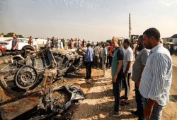 مصرع 10 عمال وإصابة 12 في حادث مروع على طريق المحاجر بالجيزة