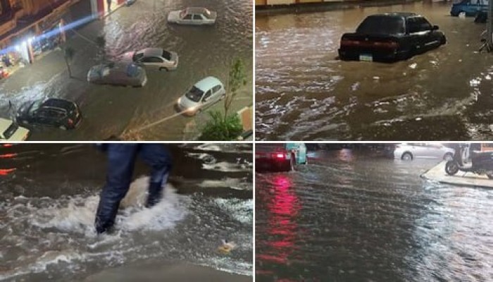 هاشتاج #بورسعيد_تغرق  يتصدر.. وسلطة الانقلاب تغرق في الفساد والتصوير